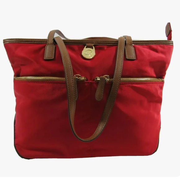 MICHAEL Michael Kors Handbags - Michael Kors Medium Kempton Cherry Pocket Tote